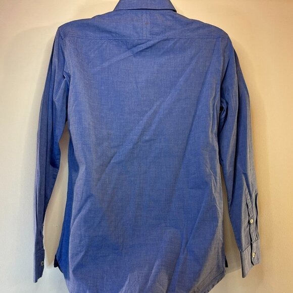 STEEL & JELLY Men's Royal Blue Button Up Shirt - Size Small - NWT $58 - Picture 3 of 4